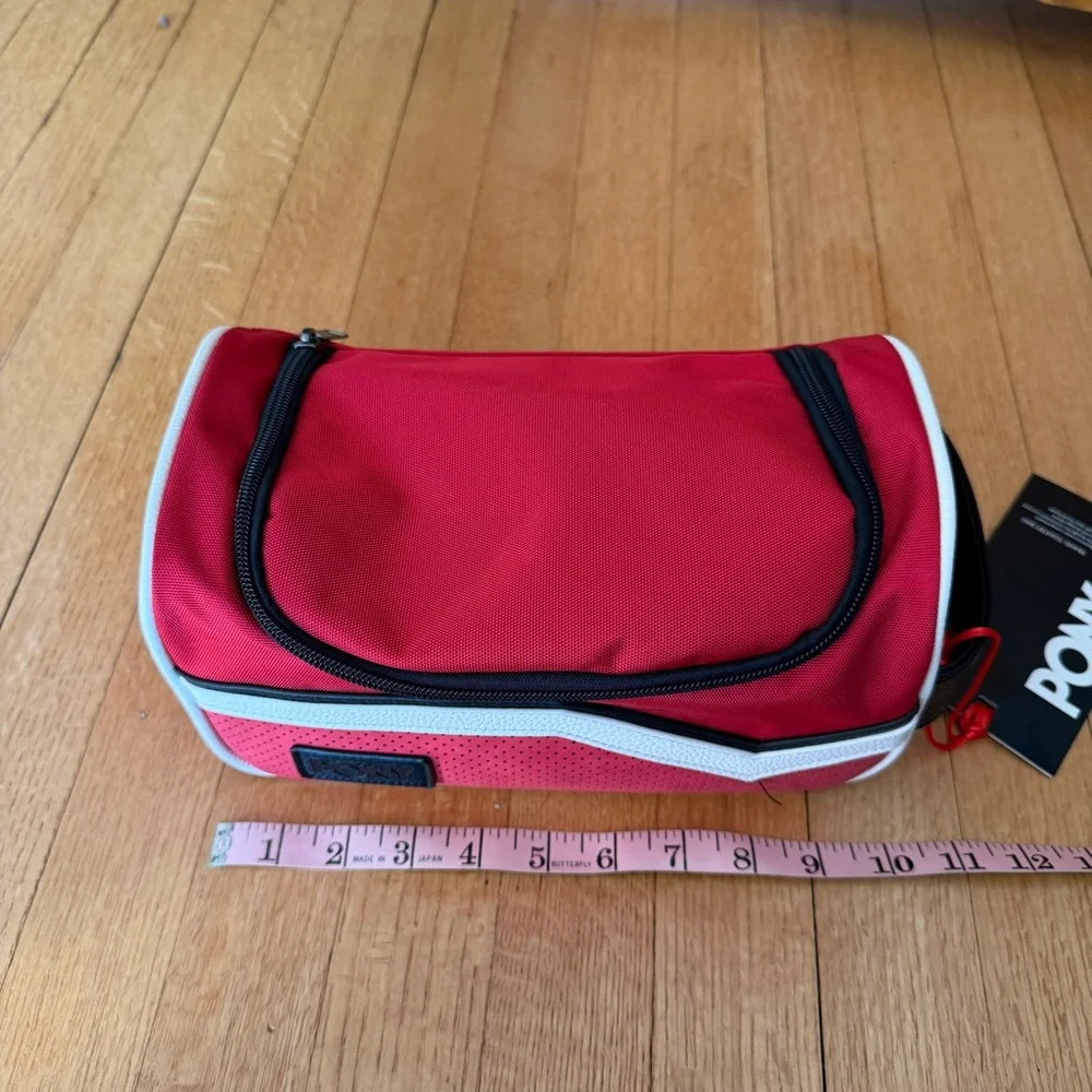 PONY Travel Toiletry Accesory Collection Red Sports Champion Red Legend Bag nwt
